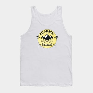 Steamboat Springs Colorado Skiing Ski Tank Top